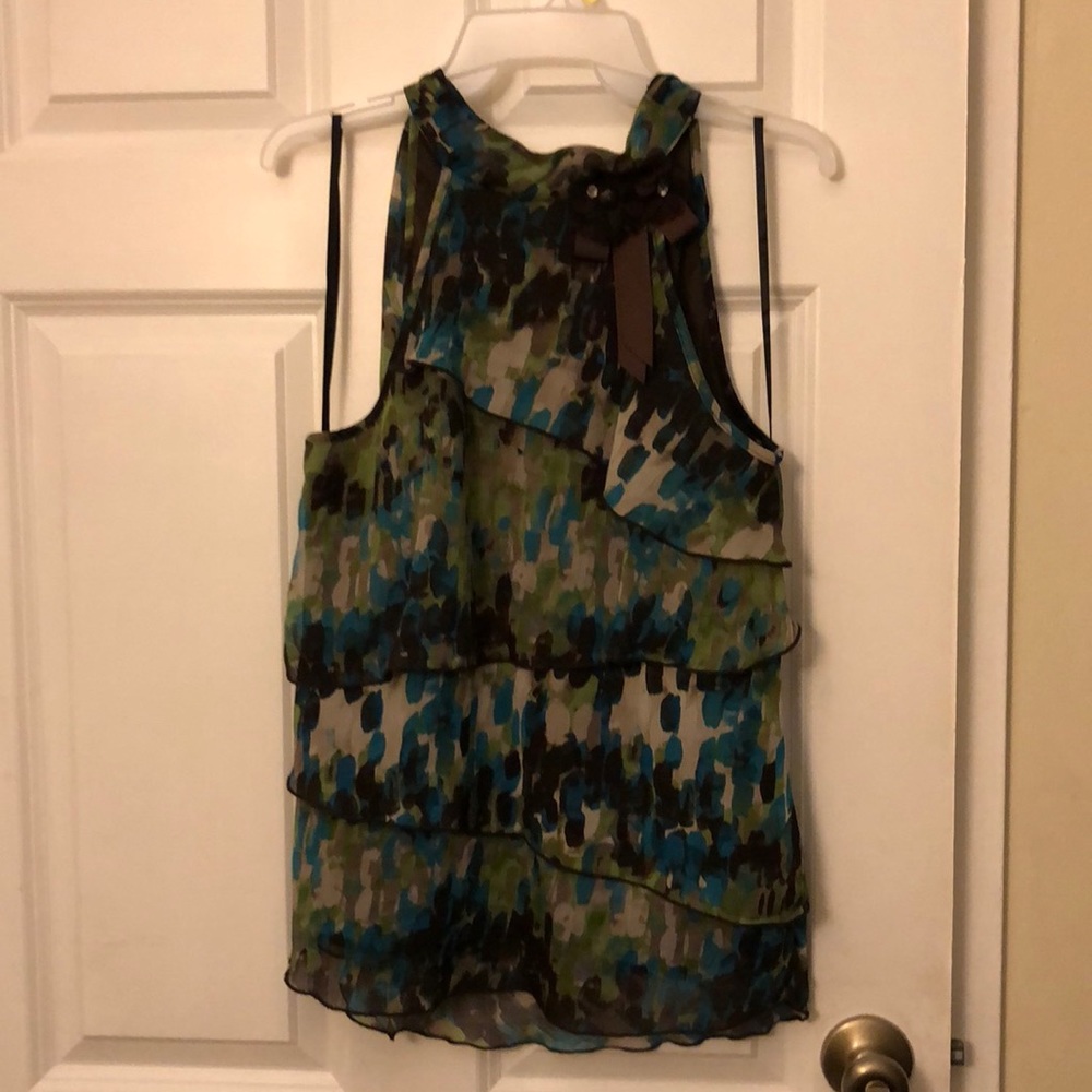 Multi color sleeveless top IZBYER (Kohls)